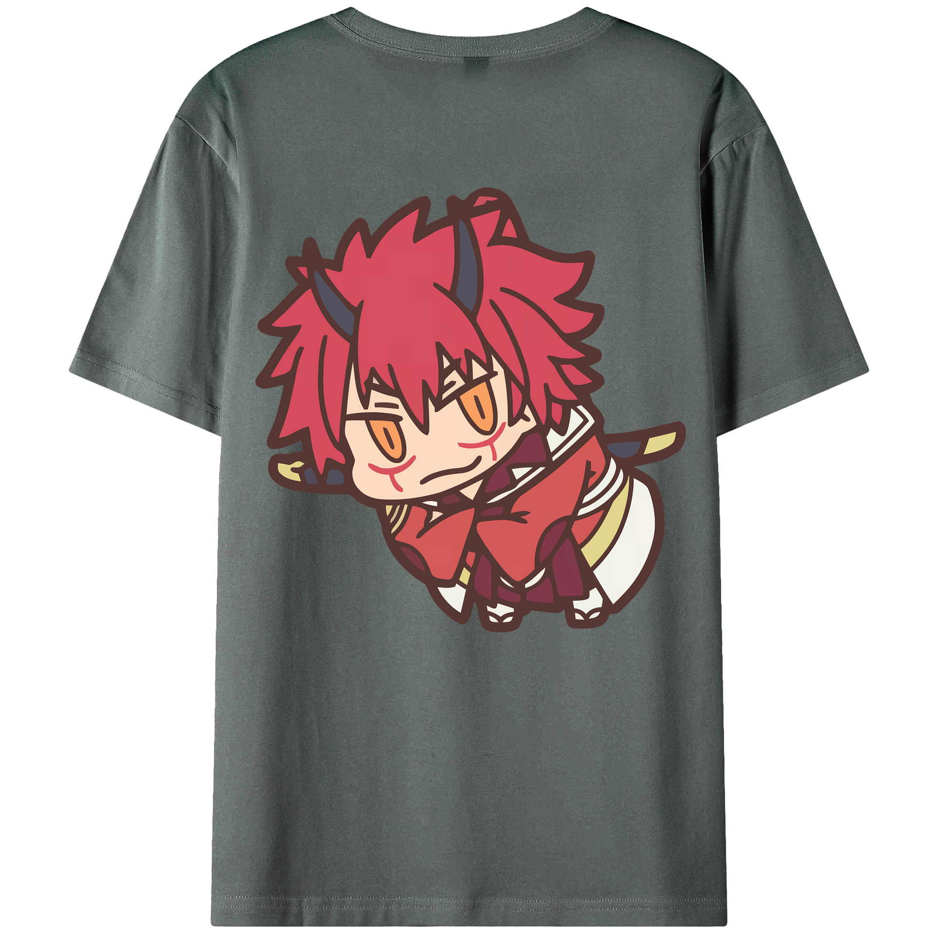 （画像用） 転スラ Regarding Reincarnated to Slime 綿100％半袖Tシャツ（背面プリント）